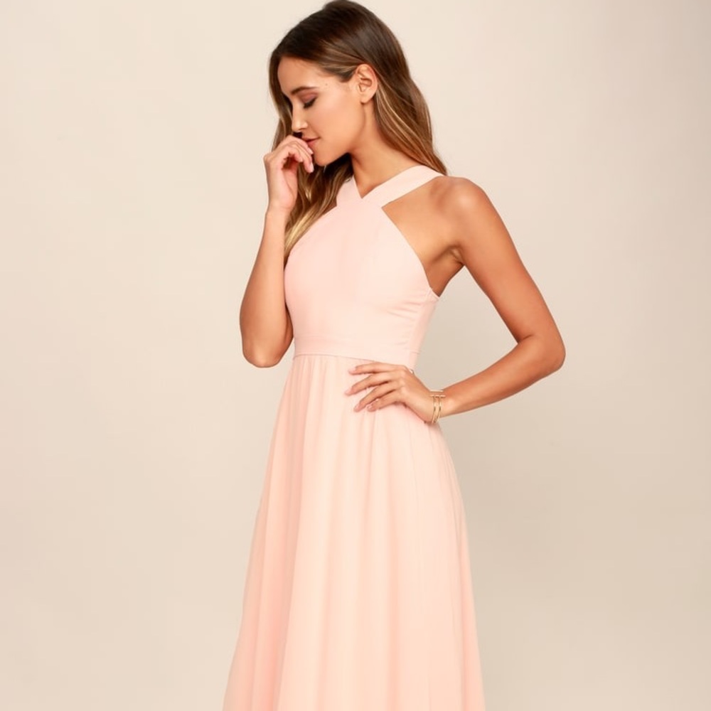Peach Maxi Dress- Brand New/Never Worn